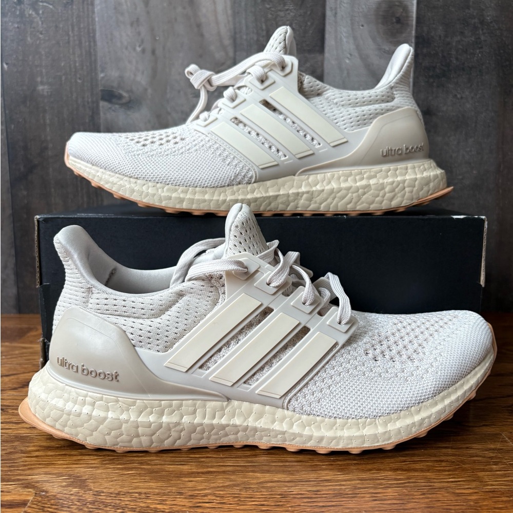 Adidas Ultraboost 1.0 "Alumina" Men's 7.5 Sneakers Beige Running JQ2270
